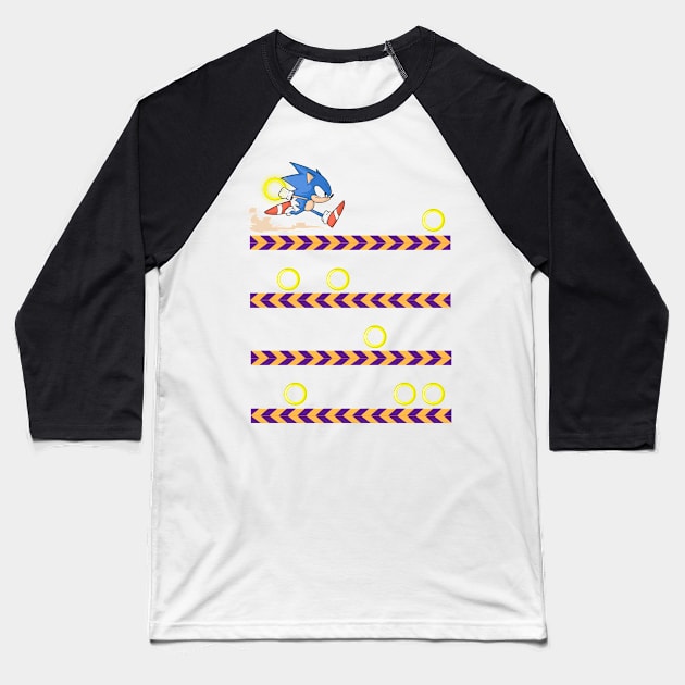 Sonic Lines Baseball T-Shirt by Eoli Studio